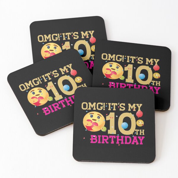 Item preview, 10 Birthday girl, OMG It's My 10th Birthday Girl Shirts, 10 Years old Birthday designed and sold by plussorn.