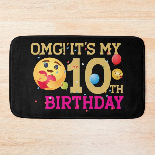 Item preview, 10 Birthday girl, OMG It's My 10th Birthday Girl Shirts, 10 Years old Birthday designed and sold by plussorn.