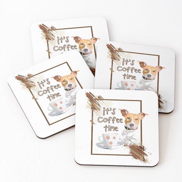 Item preview, It's Coffee Time Design With Cute Dog designed and sold by Alton-Tomvis.