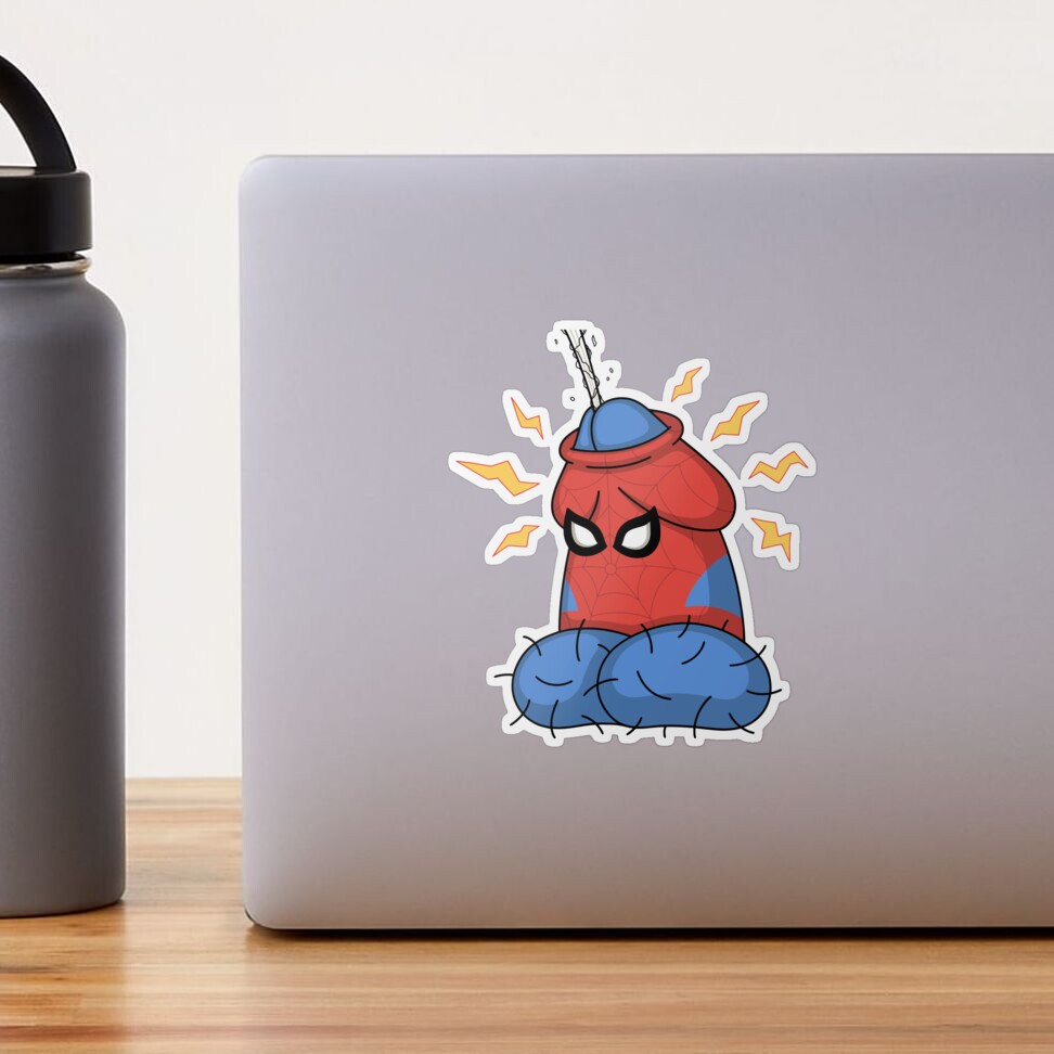 Spider penis sticker