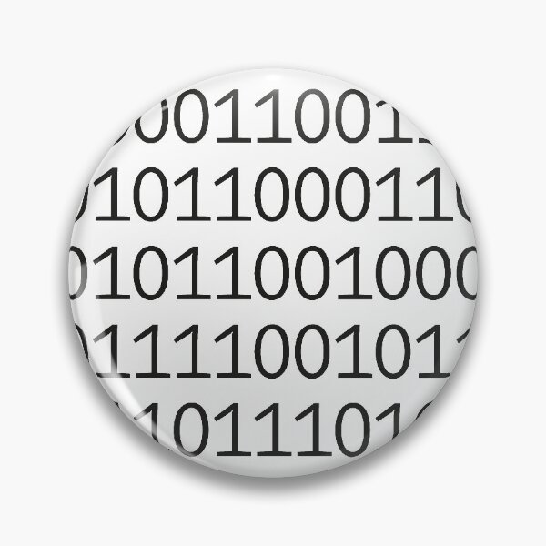 Item preview, Fuck You binary designed and sold by plottsnbuttons.