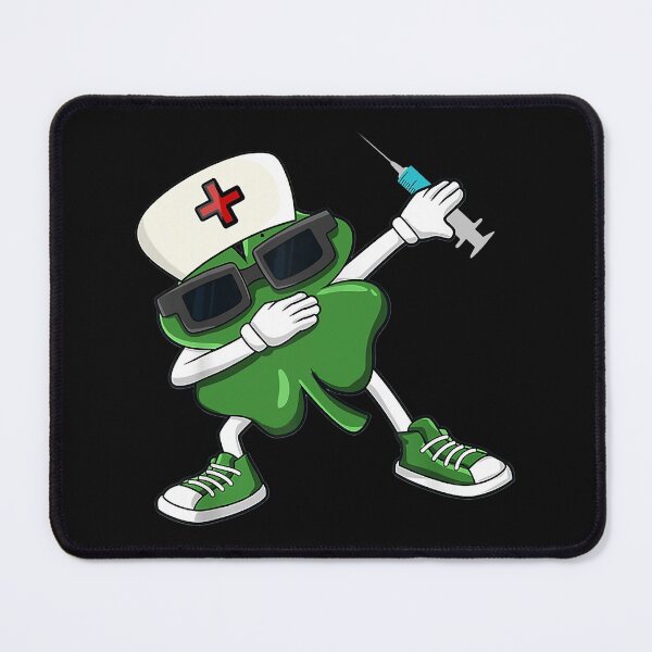 Item preview, Dabbing Shamrock St Patrick's Day Nurse designed and sold by franktimothy.