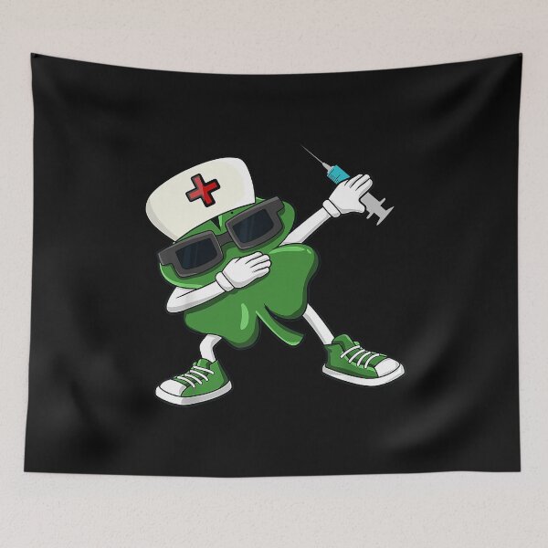 Item preview, Dabbing Shamrock St Patrick's Day Nurse designed and sold by franktimothy.