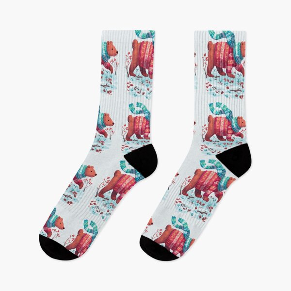 Item preview, Bear walking through the snow  designed and sold by michelledraws.