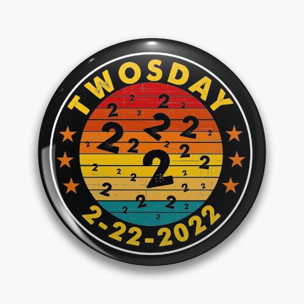 Artikelvorschau, Happy Twosday 2022 entworfen und verkauft von NesArt.