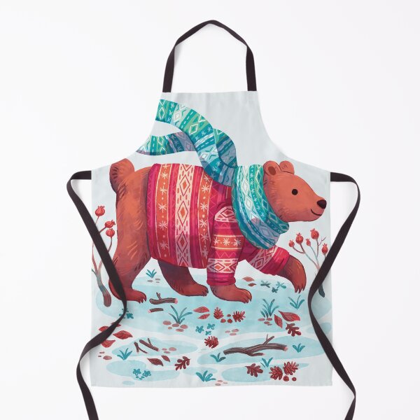 Item preview, Bear walking through the snow designed and sold by michelledraws.
