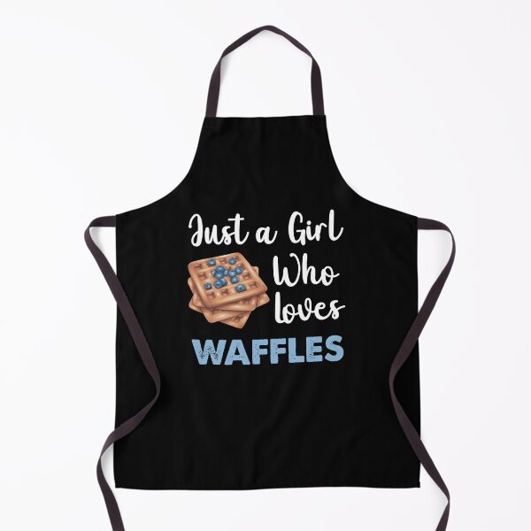 Item preview, Just A Girl Who Loves Waffles designed and sold by SportyDogShop.