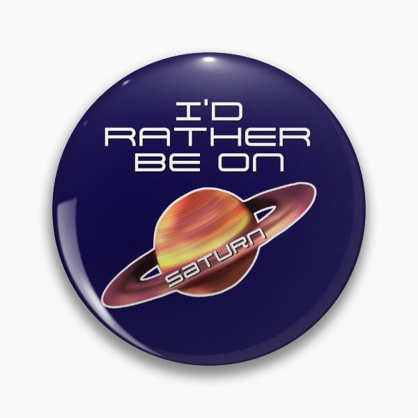 Item preview, I'd Rather Be On Saturn | Funny Sarcastic Introverted Space designed and sold by Cardinal Designs.