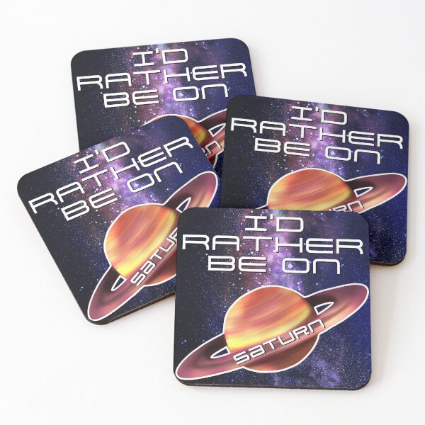 Item preview, I'd Rather Be On Saturn | Funny Sarcastic Introverted Space designed and sold by Cardinal Designs.