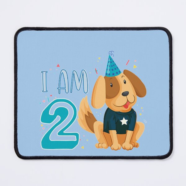 Item preview, 2nd Birthday Boy Dog Puppy Children I'm 2 T-Shirt designed and sold by LynnetteKabelma.