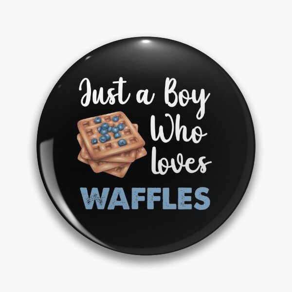 Item preview, Just A Boy Who Loves Waffles designed and sold by SportyDogShop.