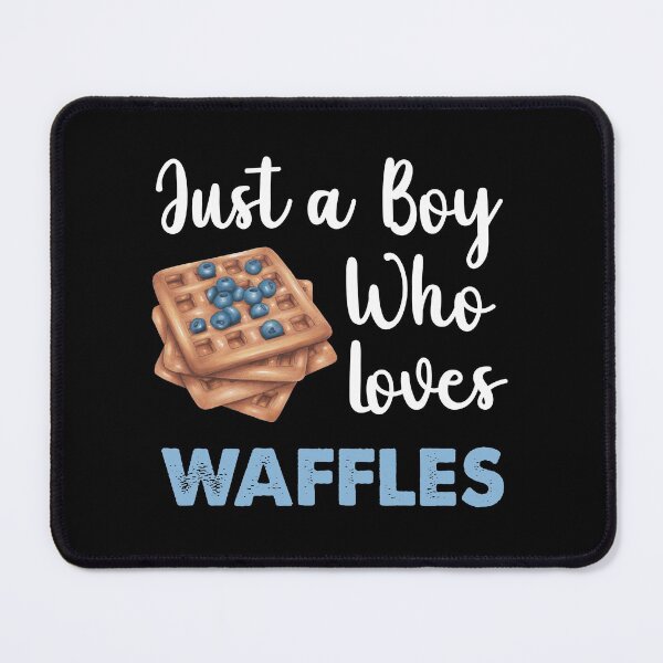 Item preview, Just A Boy Who Loves Waffles designed and sold by SportyDogShop.