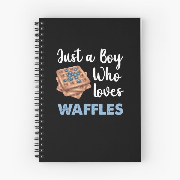 Item preview, Just A Boy Who Loves Waffles designed and sold by SportyDogShop.