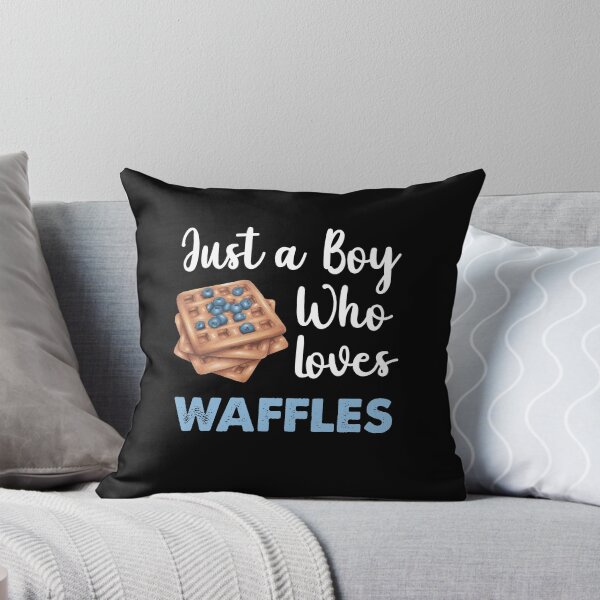 Item preview, Just A Boy Who Loves Waffles designed and sold by SportyDogShop.