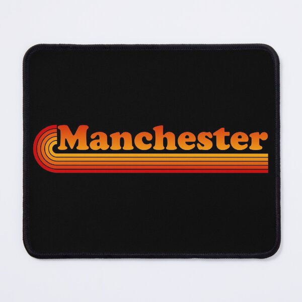 Item preview, Manchester - Retro design (orange) designed and sold by SwnCreations.