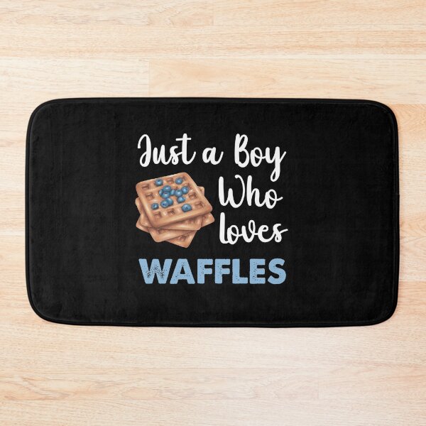 Item preview, Just A Boy Who Loves Waffles designed and sold by SportyDogShop.