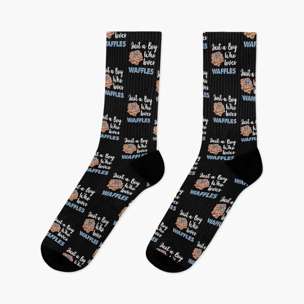 Item preview, Just A Boy Who Loves Waffles designed and sold by SportyDogShop.