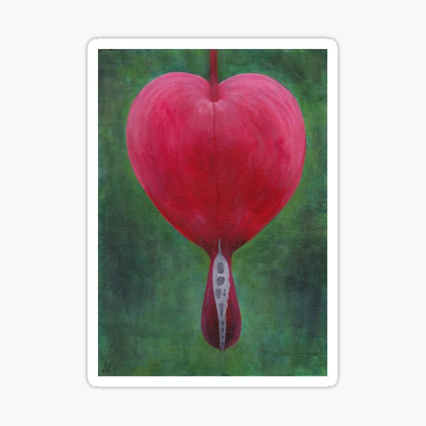 Bleeding Heart flower Sticker