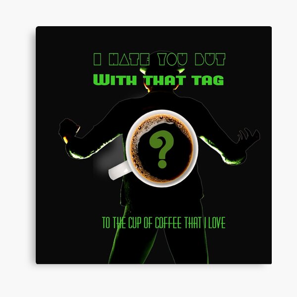 Superhero coffee Canvas Print