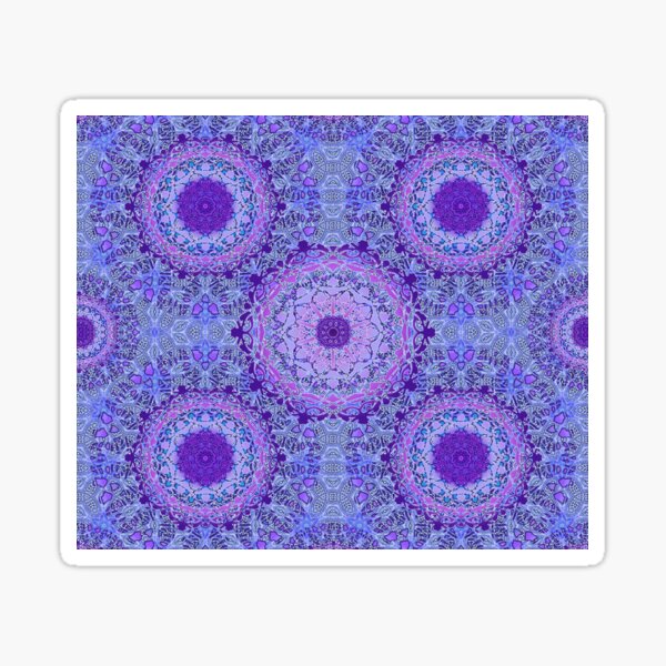 Wisteria Mandalas Sticker