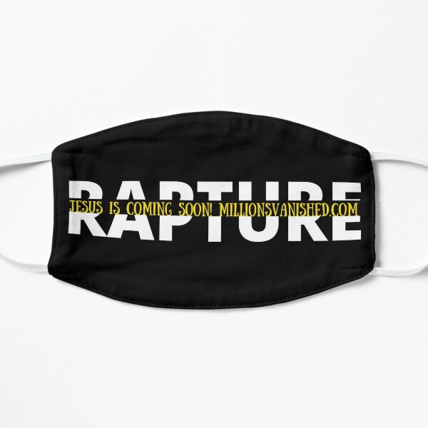 Rapture Split Simple Design - Christian  Flat Mask