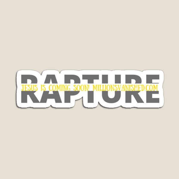 Rapture Split Simple Design - Christian Magnet