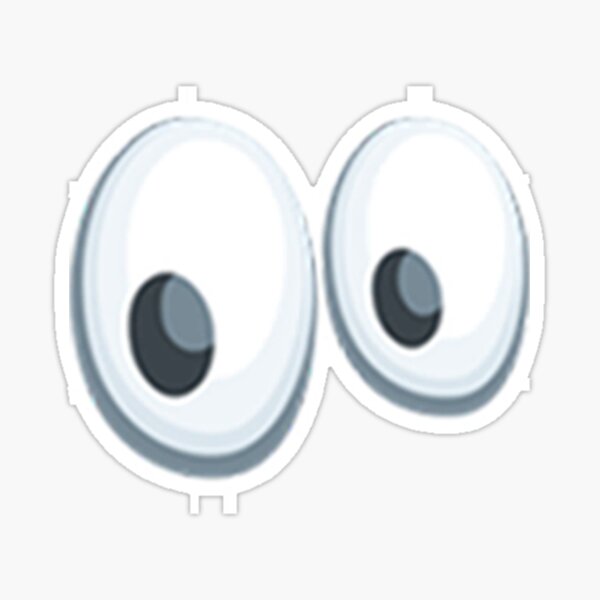 "Eye Emoji" Sticker for Sale by RBEmoji Redbubble