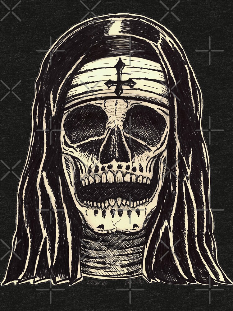 "Evil Nun - Art By Kev G" T-shirt by ArtByKevG | Redbubble