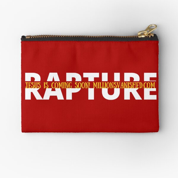 Rapture Split Simple Design - Christian Zipper Pouch