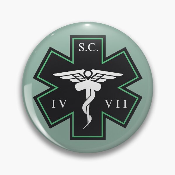 Item preview, Sevastopol San Cristobal Hospital uniform patch (Isolation) designed and sold by Metro42.