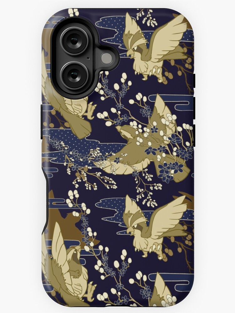 Aperçu 1 sur 4. Coque iPhone avec l'œuvre Fleurs et oiseaux créée et vendue par HybridDragoness.