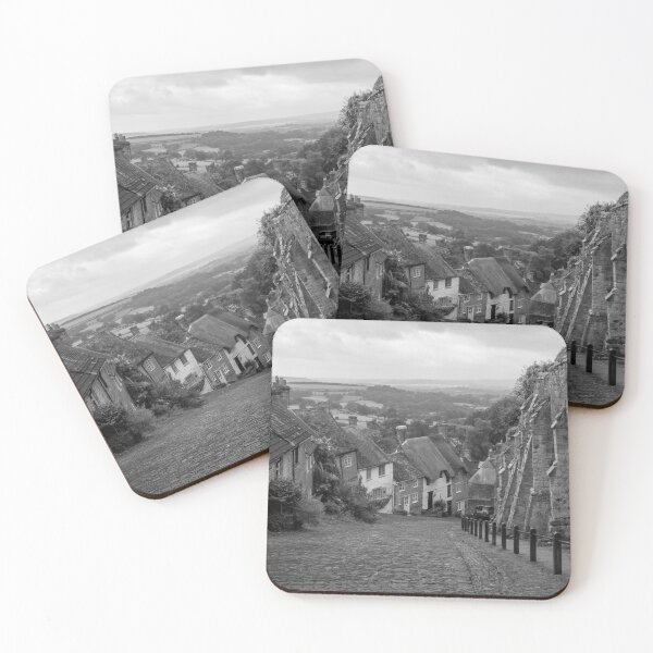 Item preview, Shaftesbury Gold Hill in black and white designed and sold by cdkphotos.