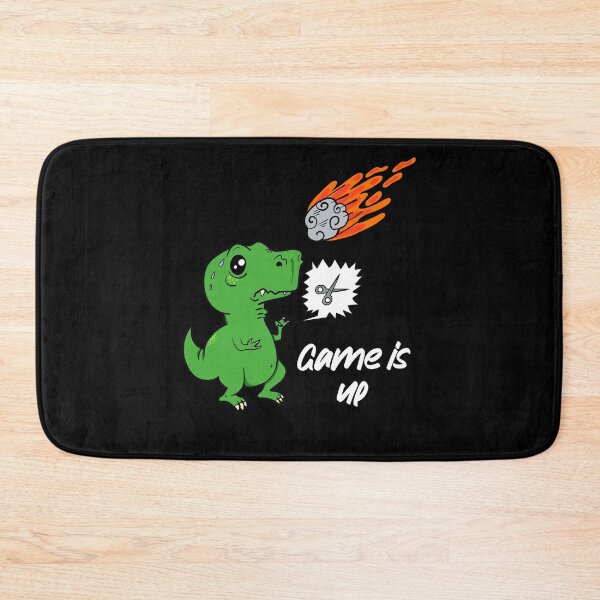 Item preview, Funny T-Rex Dinosaur Cartoon Meteorite Rock Paper Scissors designed and sold by RJ-Art.