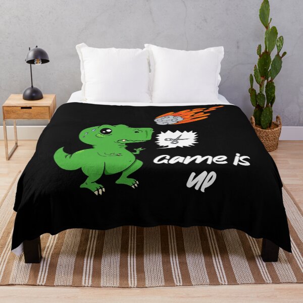 Item preview, Funny T-Rex Dinosaur Cartoon Meteorite Rock Paper Scissors designed and sold by RJ-Art.