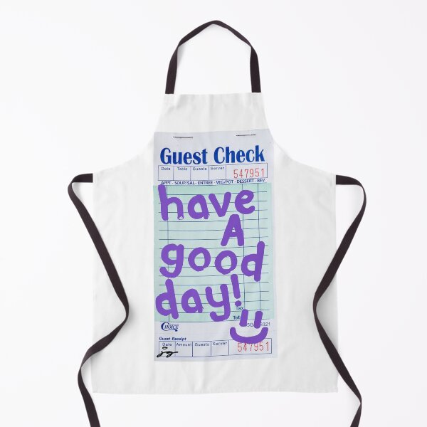 Item preview, Have a Good Day :) Guest Check Art (Purple) designed and sold by dressedbyjord.