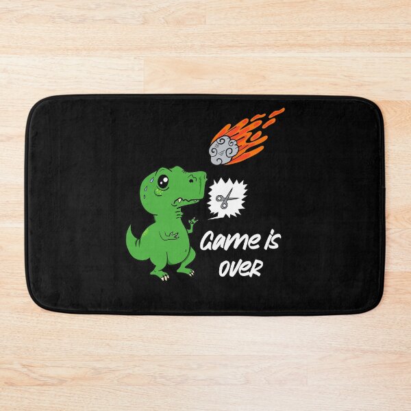 Item preview, Funny T-Rex Dinosaur Cartoon Meteorite Rock Paper Scissors designed and sold by RJ-Art.