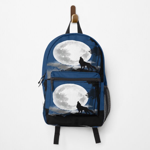 Item preview, The wolf howls at the moon. designed and sold by Karine Dupras.