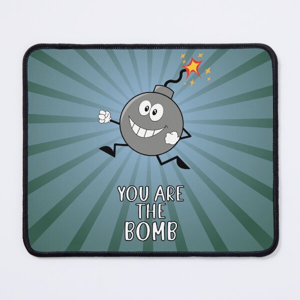 Item preview, You are the bomb , drawing of a bomb with green background designed and sold by Martapp.