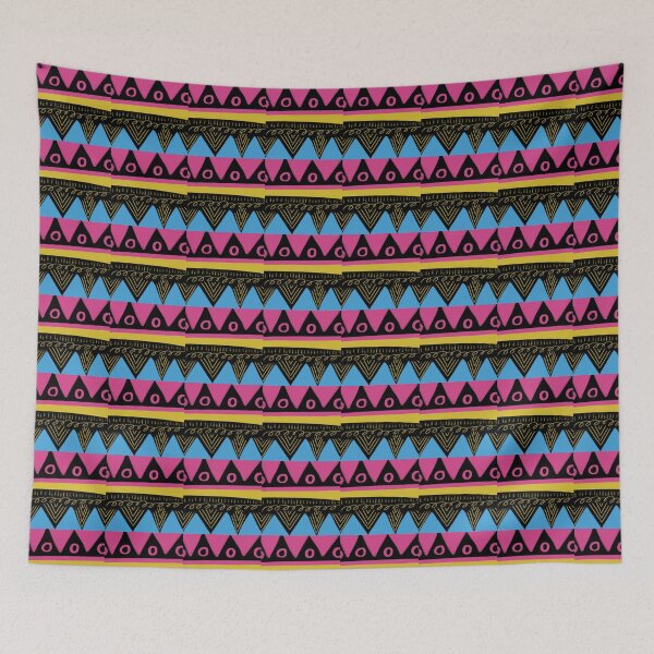 Item preview, Blue,pink and yellow pattern designed and sold by digitalisdraws.