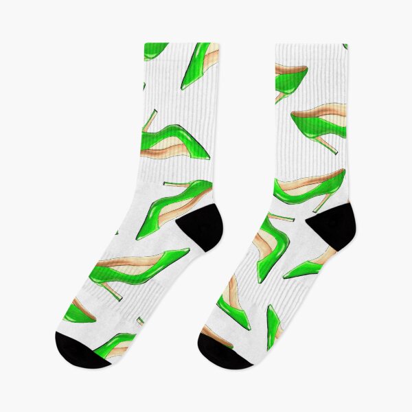 Artikelvorschau, Grüne Schuhe mit hohem Absatz entworfen und verkauft von NataBold.