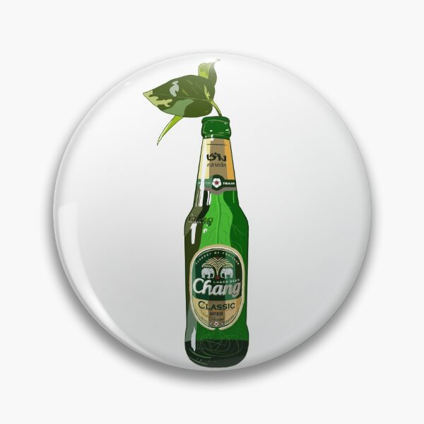 Item preview, Thai Chang Beer Bottle Plant Vase designed and sold by LaynsLeaf.