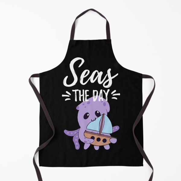 Item preview, Seas The Day Kawaii Kraken designed and sold by sunburstdesigns.