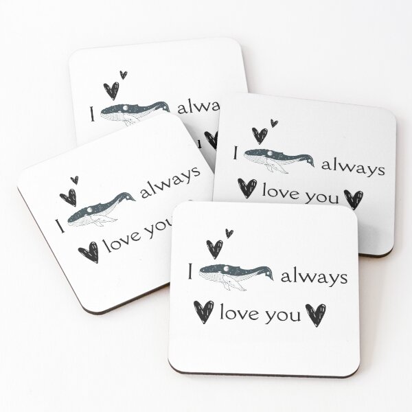 Item preview, i whale always love you - valentines day pun designed and sold by -justb-.