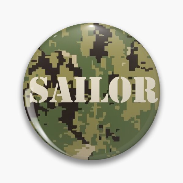 Item preview, Marine Pattern (MARPAT), NWU typeIII AOR-2, digital camouflage pattern swatch. US. Marines, US.navy - text: SAILOR typographic designed and sold by NineJuly.