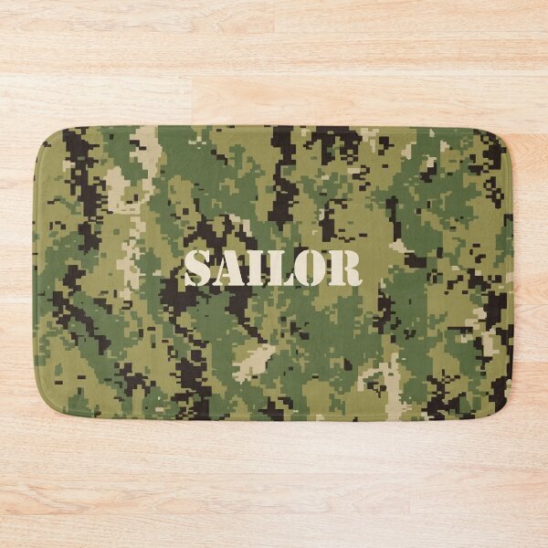 Item preview, Marine Pattern (MARPAT), NWU typeIII AOR-2, digital camouflage pattern swatch. US. Marines, US.navy - text: SAILOR typographic designed and sold by NineJuly.