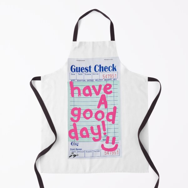 Item preview, Have a Good Day :) Guest Check Art (Pink) designed and sold by dressedbyjord.