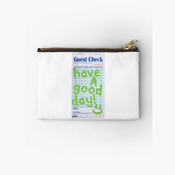 Item preview, Have a Good Day :) Guest Check Art (Green) designed and sold by dressedbyjord.