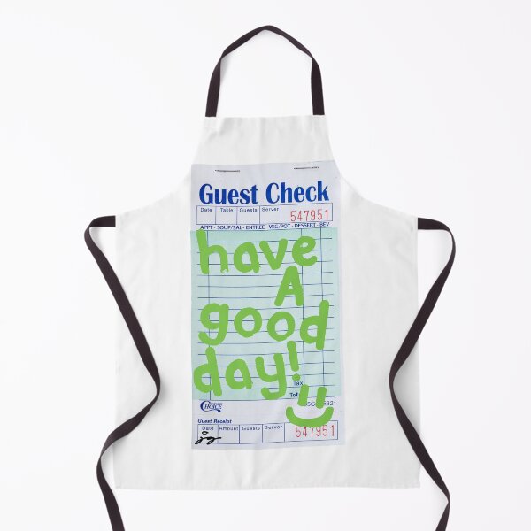 Item preview, Have a Good Day :) Guest Check Art (Green) designed and sold by dressedbyjord.