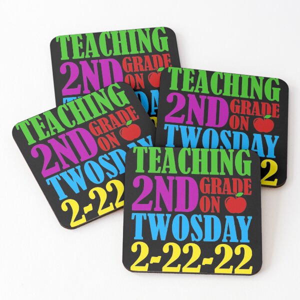 Item preview, Teaching 2nd Grade on Twosday 2-22-22 Funny Teacher Gift designed and sold by mohalaz.