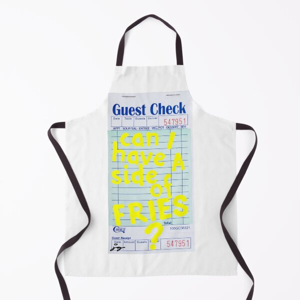 Item preview, Can I Have a Side of Fries? Guest Check Art :) designed and sold by dressedbyjord.